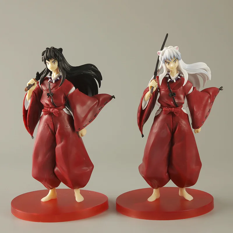 

Inuyasha Anime Characters Action Figure Inuyasha Anime Model Children's Gifts Desktop Ornaments Collecting Dolls Tide Play