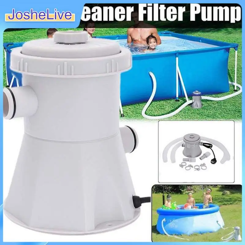 

110V-240V Electric Swimming Pool Filter Pump Water Cleaning Circulation Filter Tool Above The Ground Pool 300 gallons
