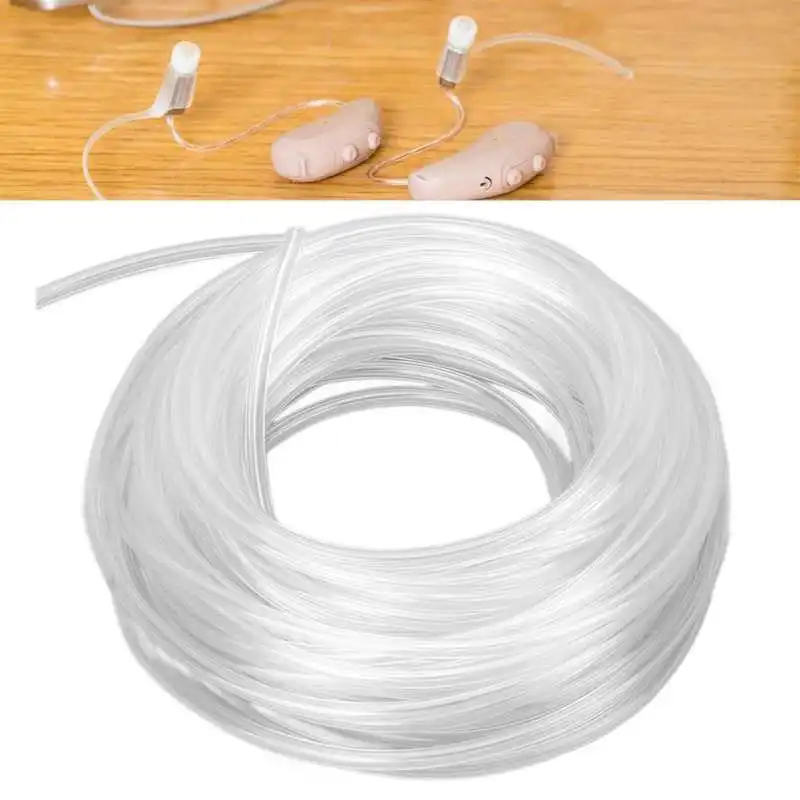 

10m Length PVC Hearing Aids Tubes Earmold Earmould Hearing Aid Tubing Transparent Sound Tube Hearing Aid Amplifiers Accessory