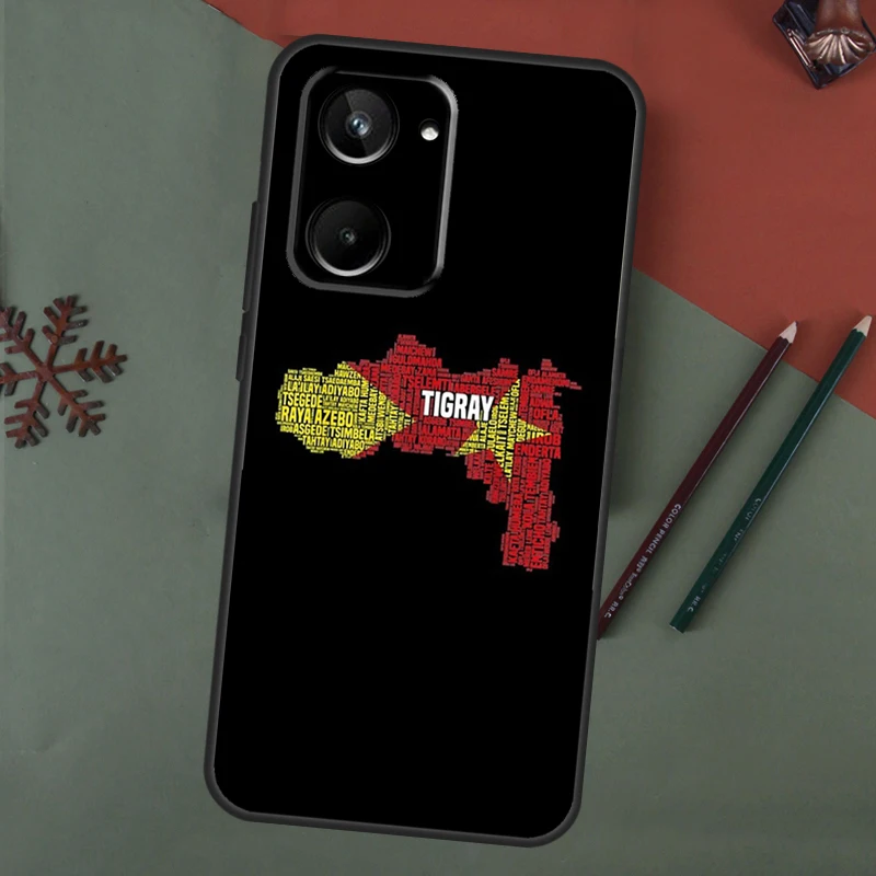 Фото Чехол с флагом Tigray для Realme C55 C51 C75 C63 C61 C53 C35 C65 C67 C71 11 12 13 14 15 Pro Plus GT6 GT7 Pro №4