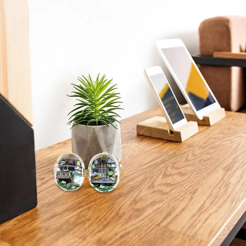 DIY Book Nook Kit Мини Книжный магазин ручной работы Библиотека 3D Мини-домик Мир