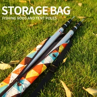outdoor canopy pole storage bag fishing rod bag fishing gear organizer bag camping tent pole accessories backpack fishing bag
