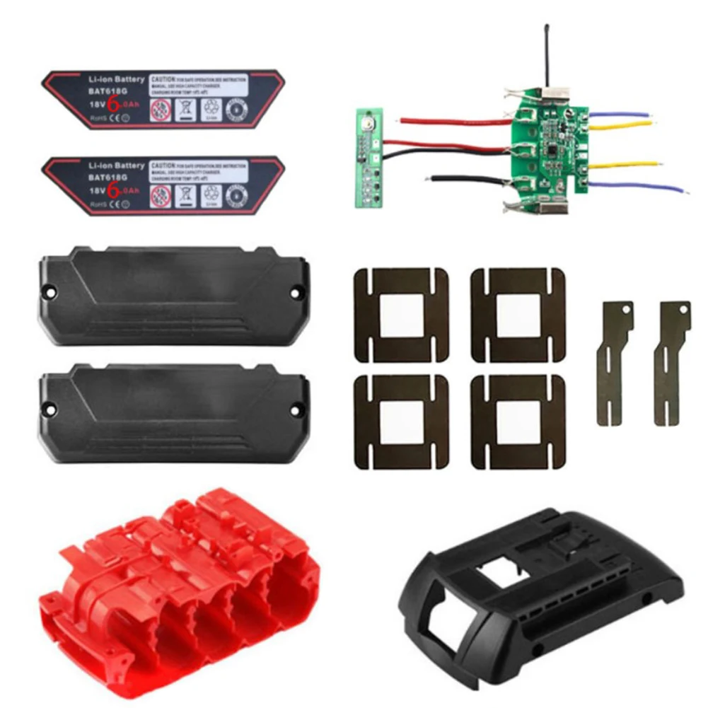 

For BAT618 For Bosch Battery Case Plastic BAT618 Battery Tools 18V Accessories Board Case Circuit Li-ion Parts