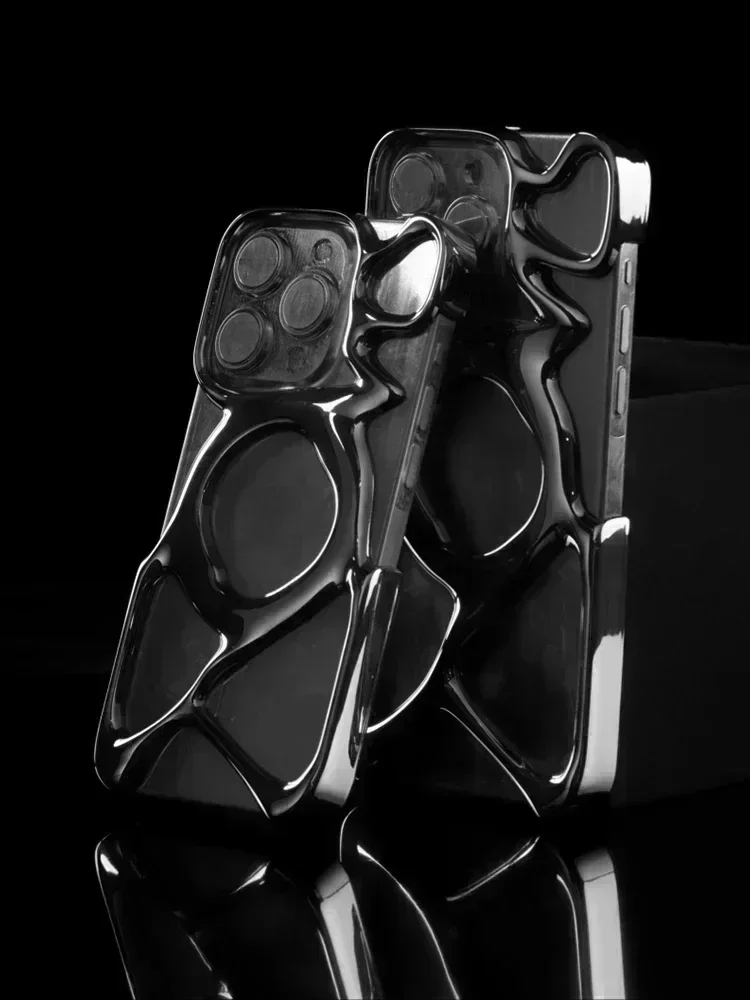 Чехол для телефона в стиле минимализм IPhone 16 15 Pro Max Angry Miao ажурный чехол ПК