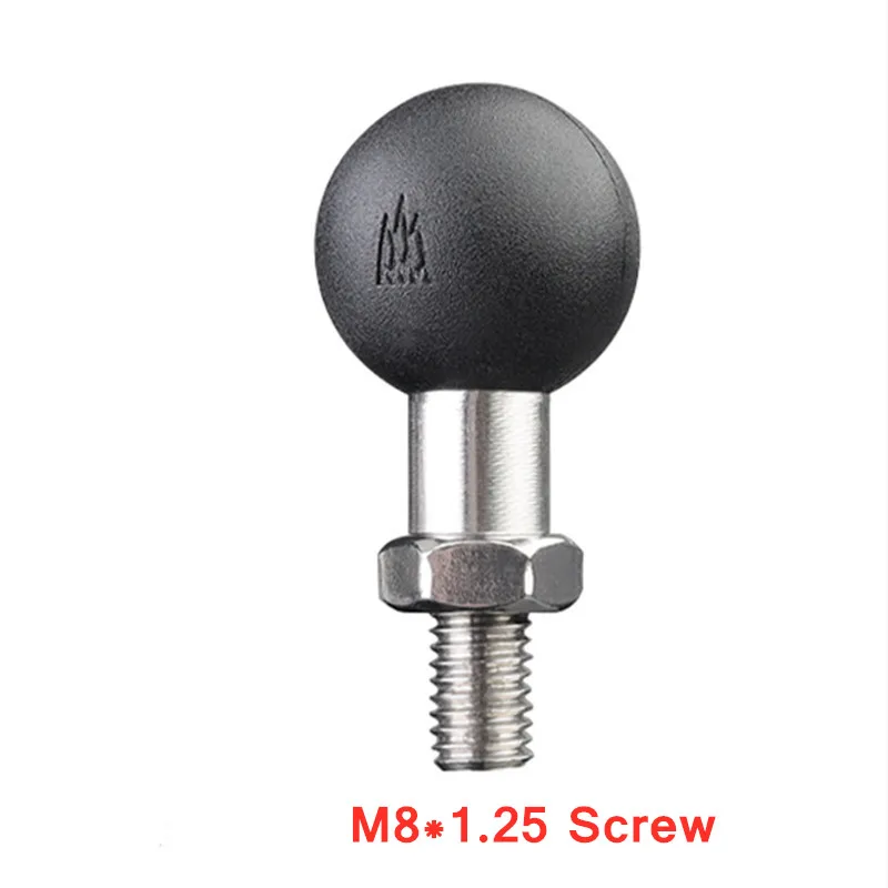 M6 M8 M10 крепление на руль мотоцикла шаровое Крепление Базовый адаптер 25 мм Винт с