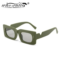 retro green rectangle sunglasses women 2022 brand decor acrylic fashion tortoiseshell sun glasses men shade eyewear female uv400