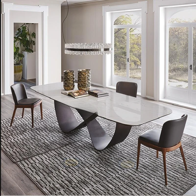 

Консоль, итальянские обеденные столы, прямоугольный стол, черный длинный кухонный стол, современный гостиничный офис, простая мебель для дома