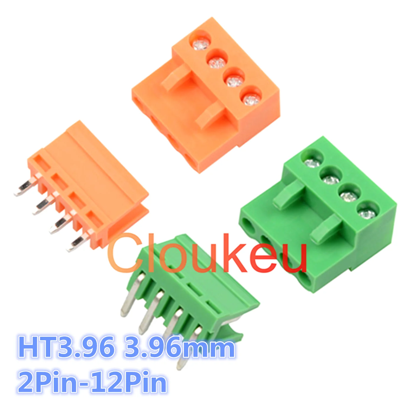 

HT396 3.96mm Plug-in PCB Solder Board Terminals Connecting 2P 3P 4P 5P 6P 7P 8P 9P 10P 11P 12P