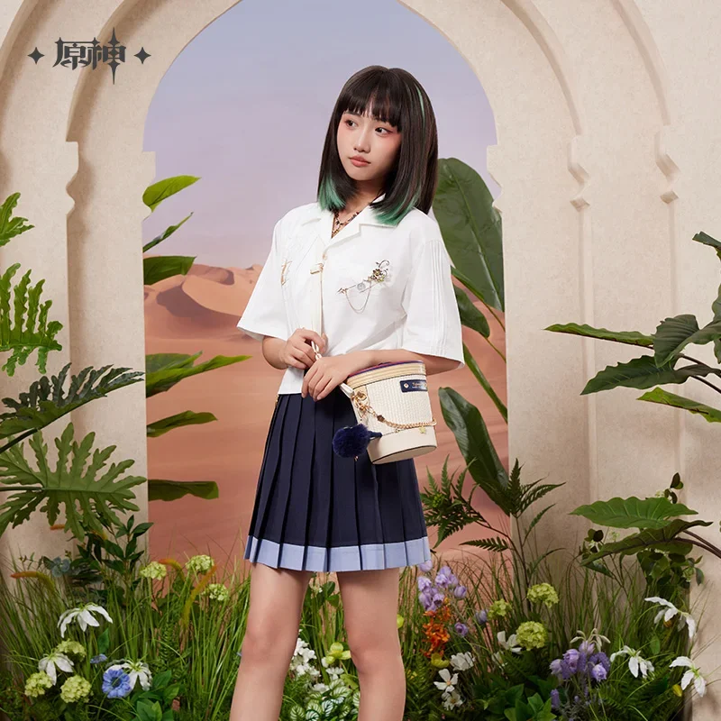 Presale GS Impact официальная рубашка с коротким рукавом из серии Merch Forest and Sand