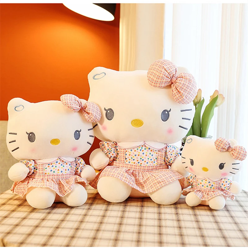 

Hello Kitty плюшевые милые игрушки-кошки Sanrio Kawaii KT, мягкие детские игрушки, подарок на Рождество, день рождения, праздник