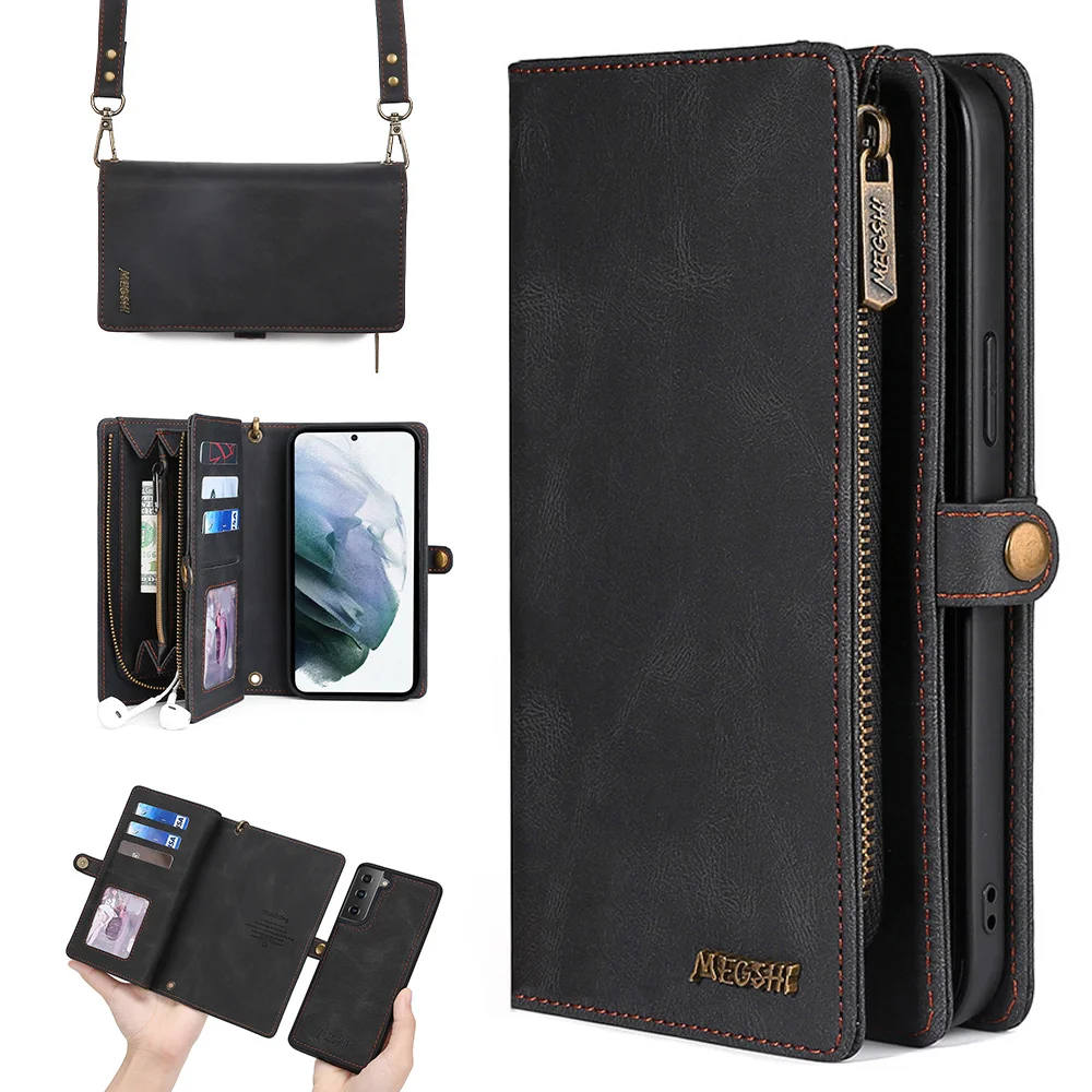 

Wallet Shoulder Bag Phone Case For Samsung Galaxy S20 Plus Ultra S20FE