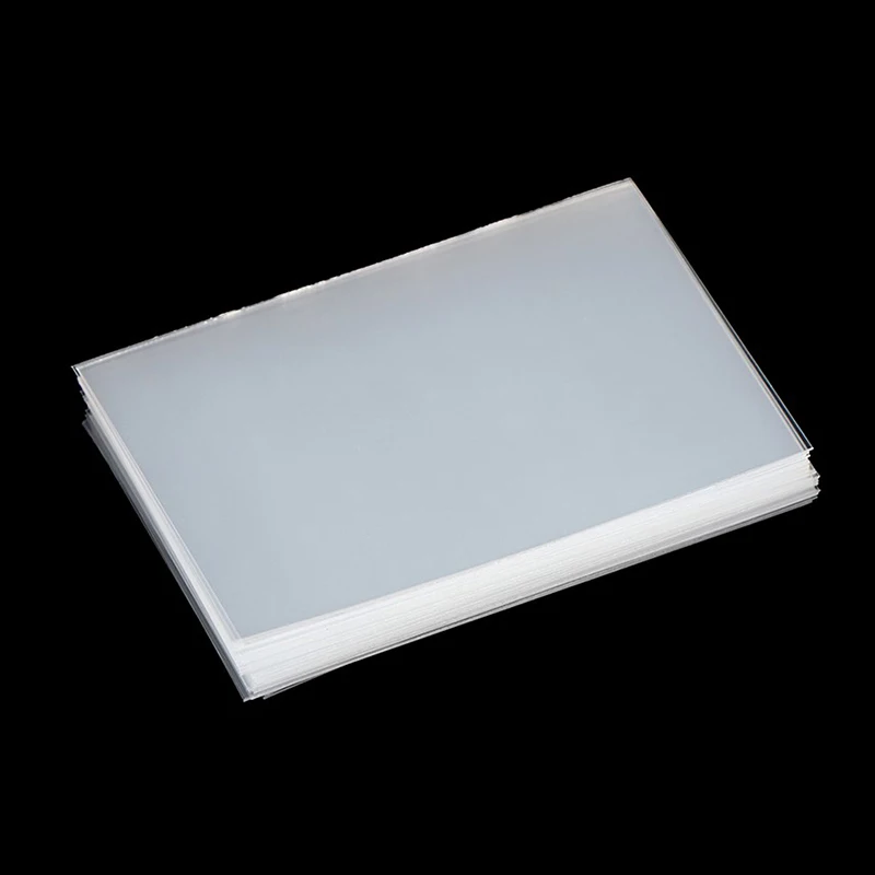 

50pcs Korea Card Sleeves Clear Acid Free CPP HARD 3 Inch Photocard Holographic Protector Film Album Binder
