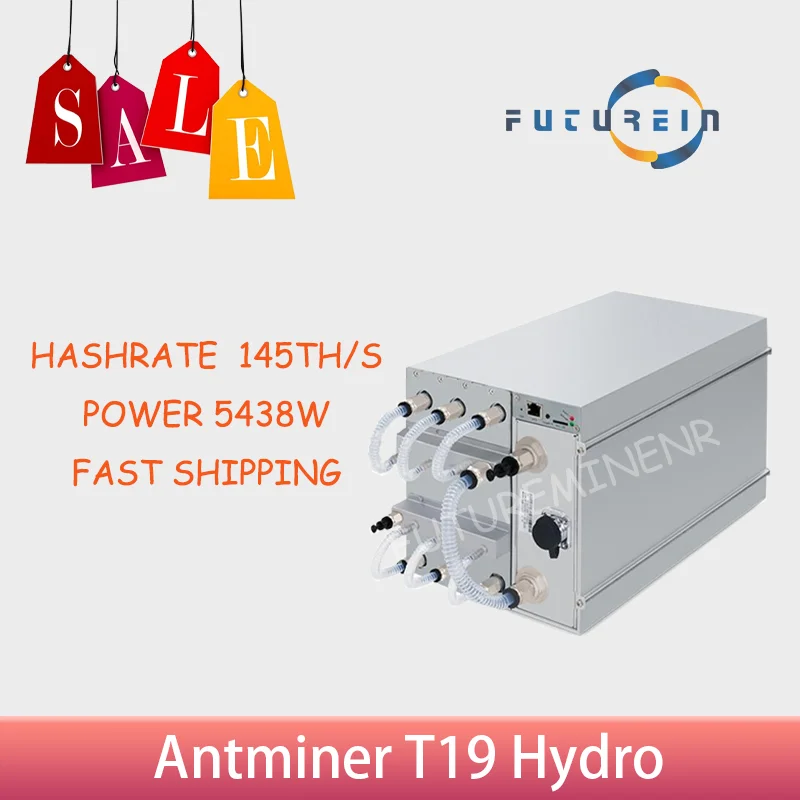 

Brand New AntMiner T19 Hydro 145T Asic Sha256 Bitcoin Miner T19 Hyro. Bitmain T19 Hydro