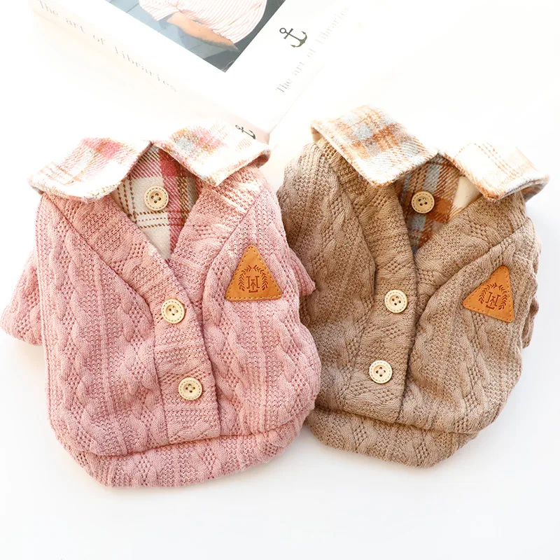 

Dog Winter Clothes Cat Princess Cotton Shirt Sweater Winter Apparel Dog Clothes Teddy Bichon Soft Warm Pet Supplies