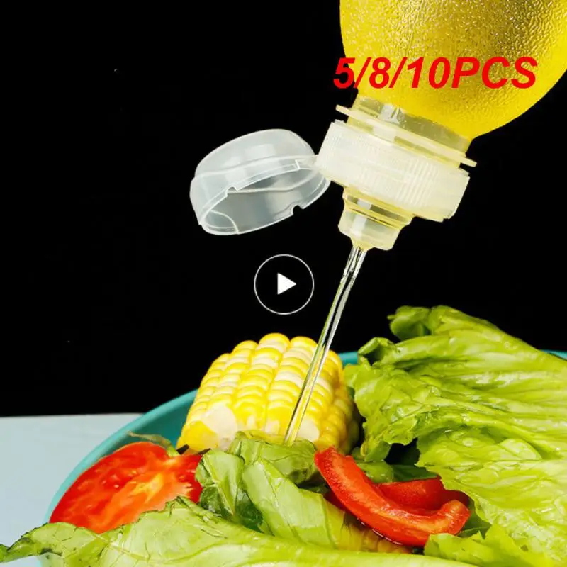 

5/8/10PCS Multi-function Oil Bottle Quantitative Oil Control Kitchen Oil Spray Bottle Cooking Baking Food Grade