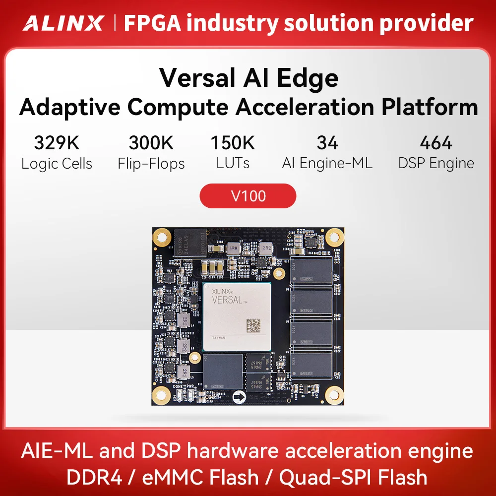 Alinx Xilinx V100 SOM с AMD Versal AI Edge VE2302