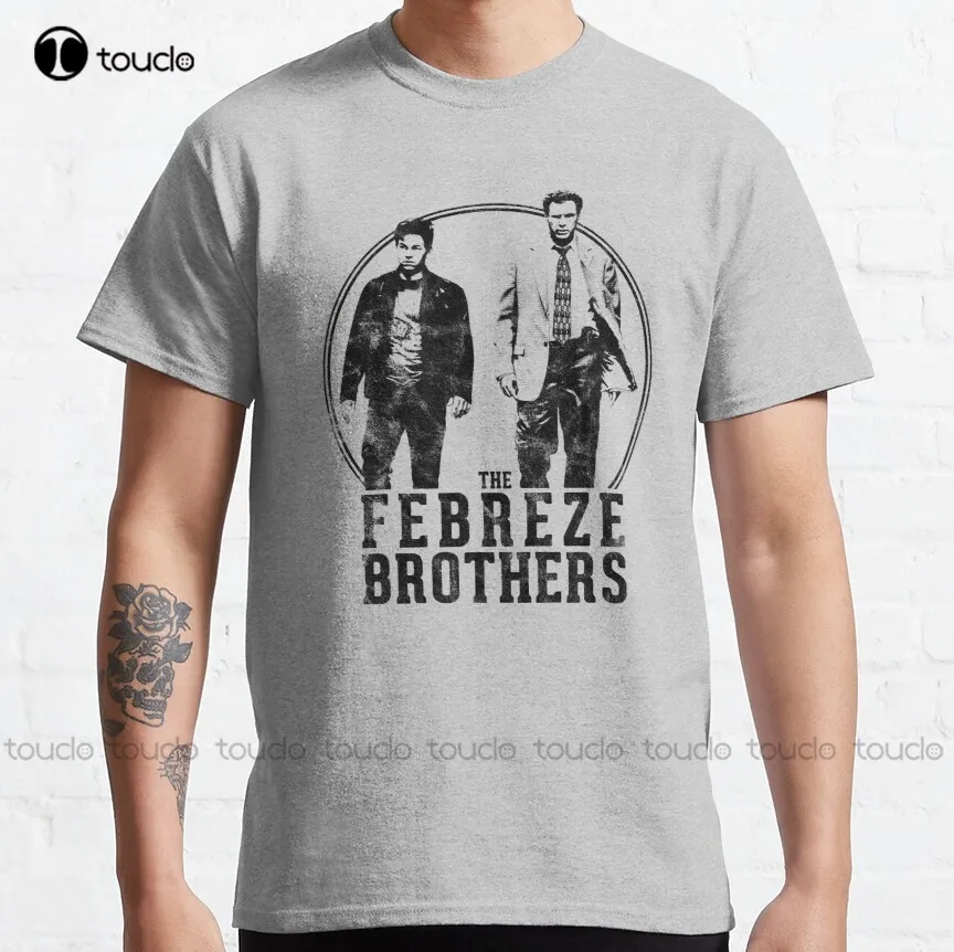 

The Febreze Brothers - The Other Guys inspired design Classic T-Shirt hip hop shirts for men Custom aldult Teen unisex xs-5xl