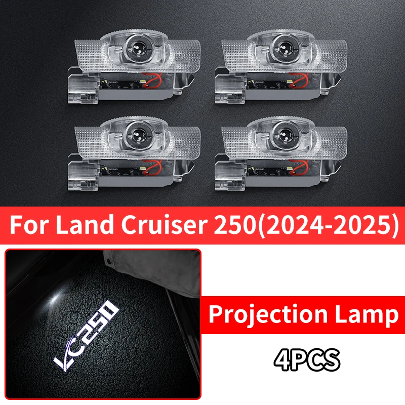 

For 2024 2025 Тойота Ленд Крузер 250 Прадо LC250 ЛК250 Первое издание 1958 Land Cruiser Prado LED Автомобильные дверные огни Модификация Интерьер Обновление Принадлежности Двери автомобиля Проекционная лампа