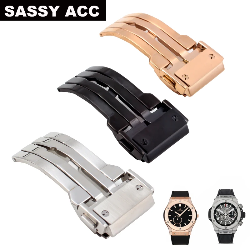Watch accessories watch buckle For HUBLOT Hengbao HB Yubo classic fusion big bang belt watch buckle 18mm 20mm22mm