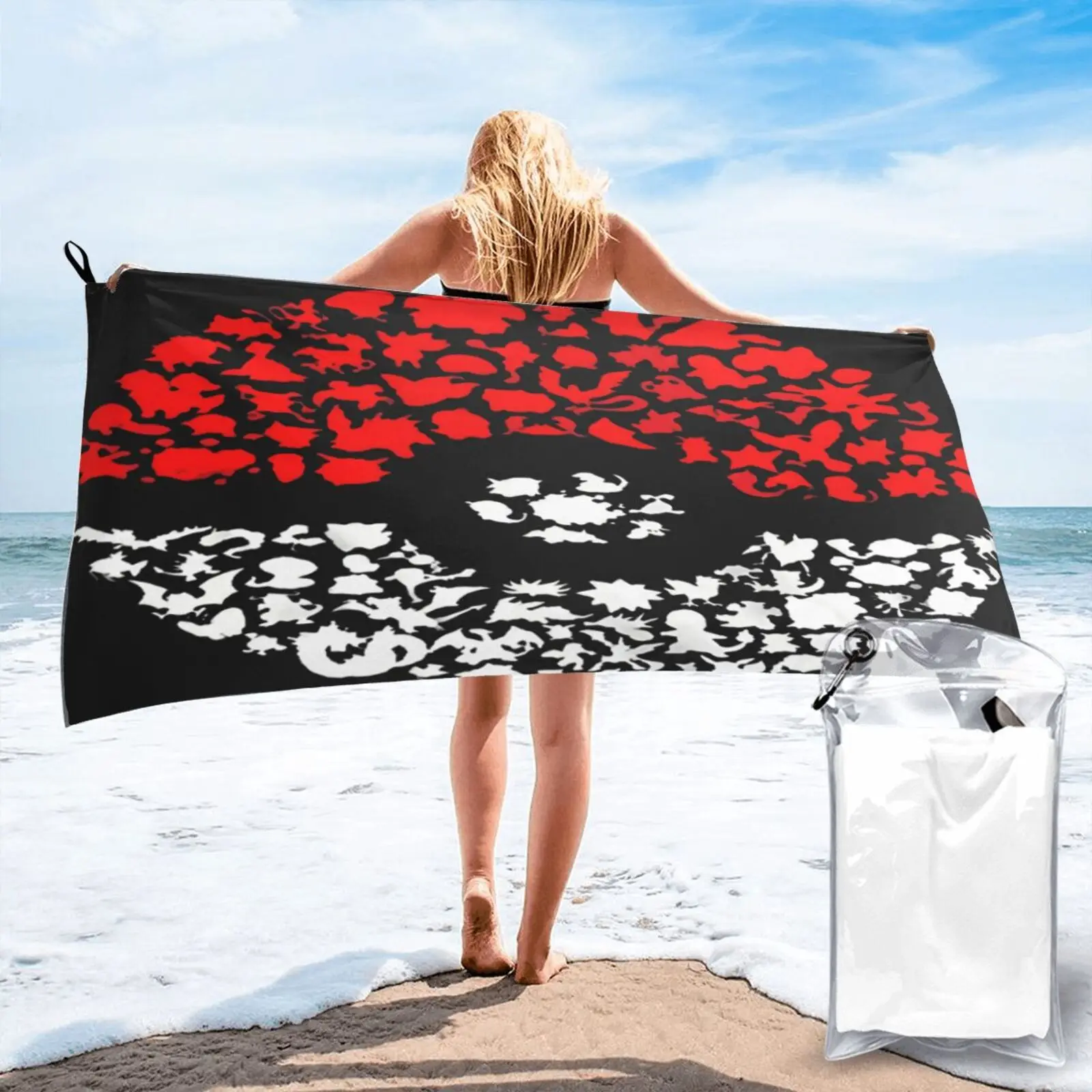 

Camiseta Pokeball Videojuego A N Another Beach Towel Beach For The Beach Beach Towels Beach Mat For Bath And Sauna Beach Cover
