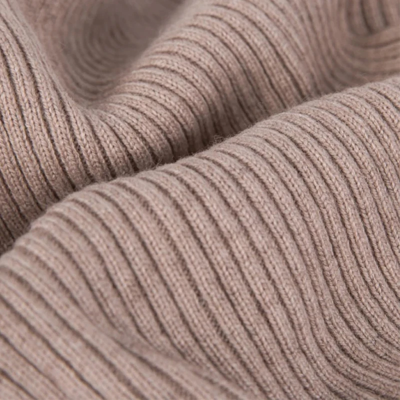 Женский кашемировый вязаный шарф с кольцом 42 см