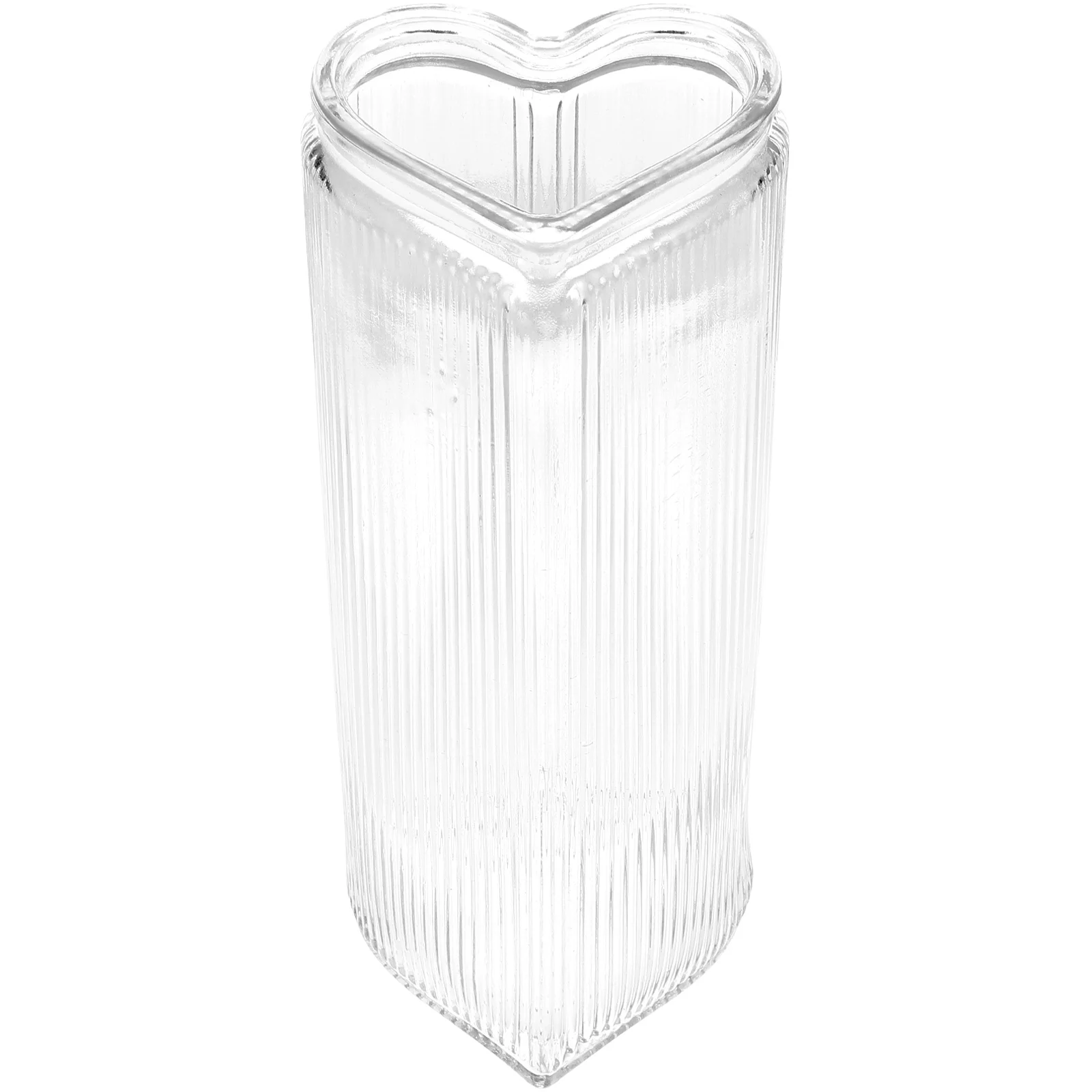 

Clear Glass Flower Vase Glass Vase Flowers Centerpieces Decor Heart-shaped Vase