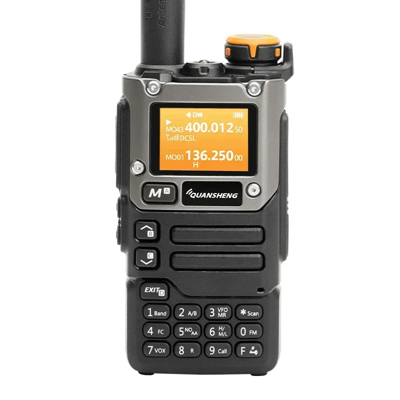Quansheng UV-K6 Walkie Talkie FM Scrambler NOAA Беспроводная частота 5 Вт Air Band Radio Tyep C Charge UHF VHF DTMF