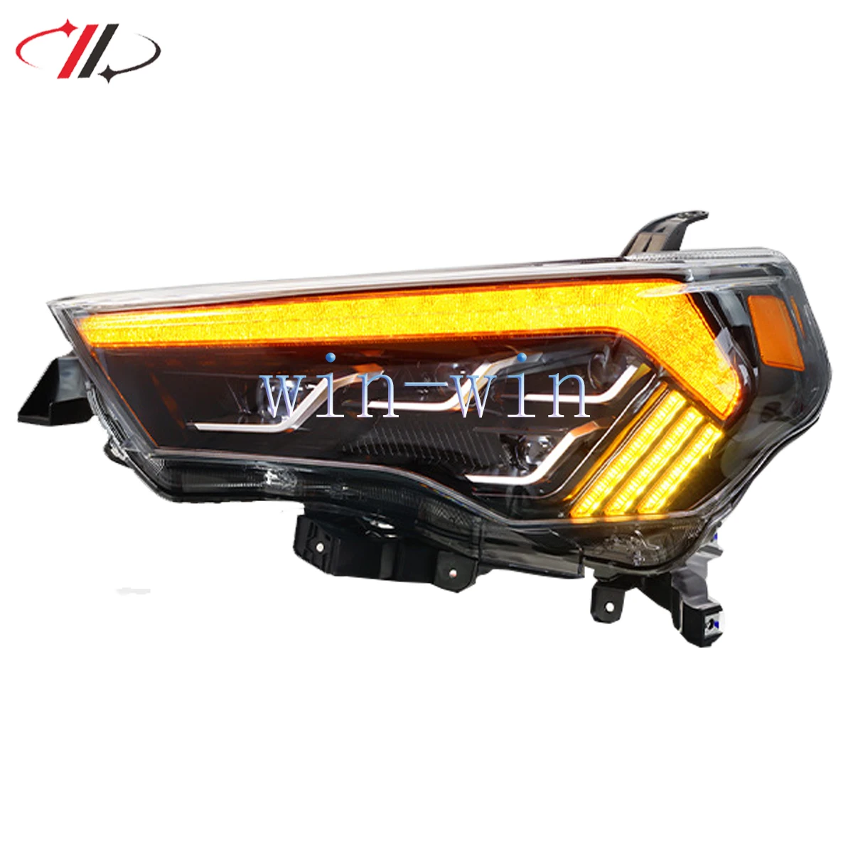 VLAND Автомобильная фара в сборе для Toyota 4runner фары 2014-2023 с динамическим поворотным