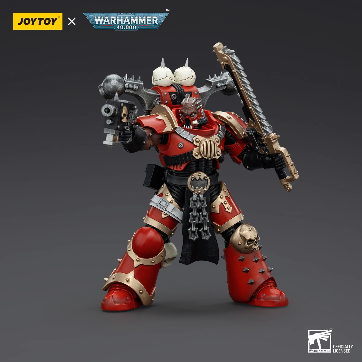 JOYTOY Warhammer 40k 1/18 Фигурка World Eaters Khorne Berzerker Суставная подвижная фигурка Коллекция