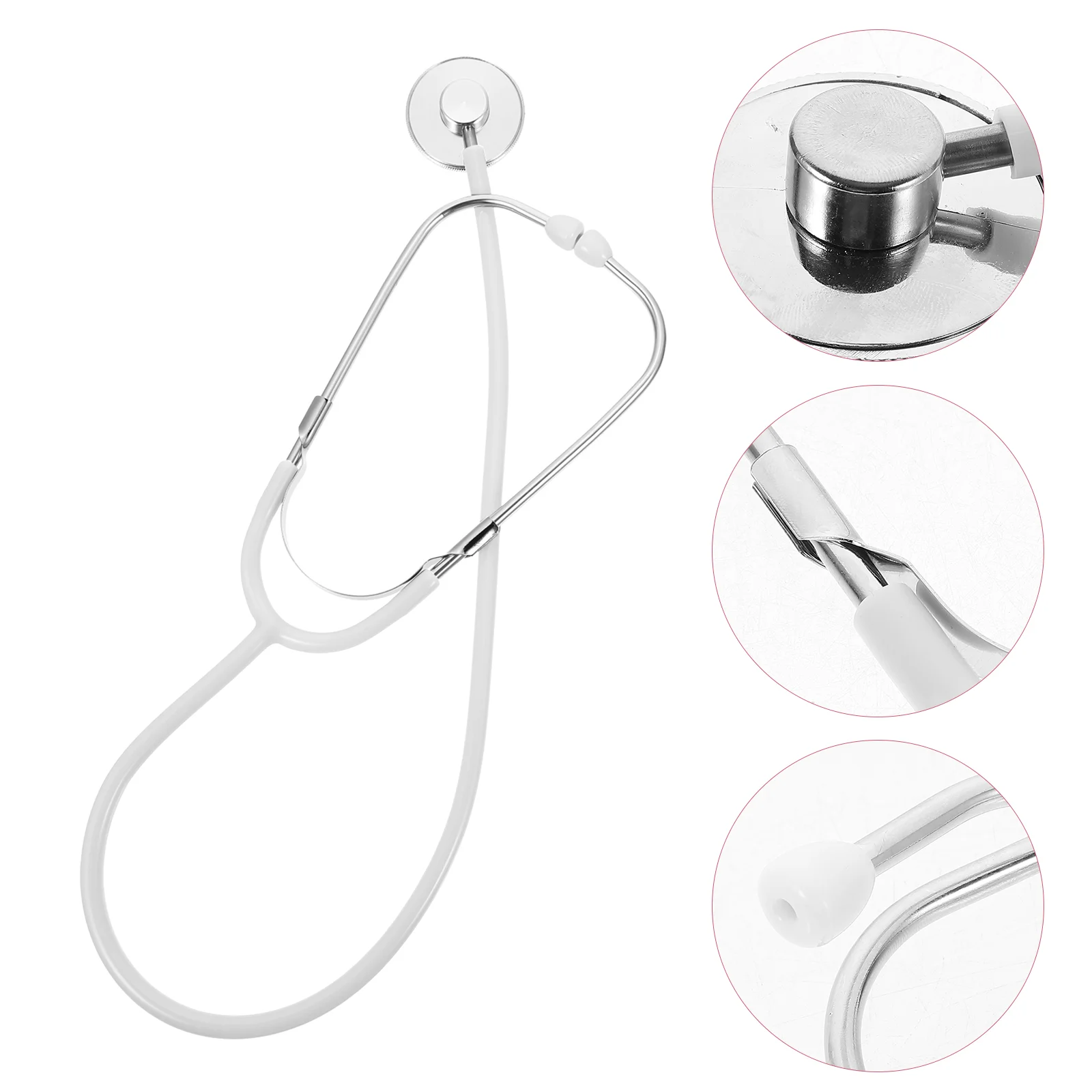 

Kid Toy Stethoscope Simulation Cosplay Toys Doctor Kids Game Props Nurse White Simulated Child