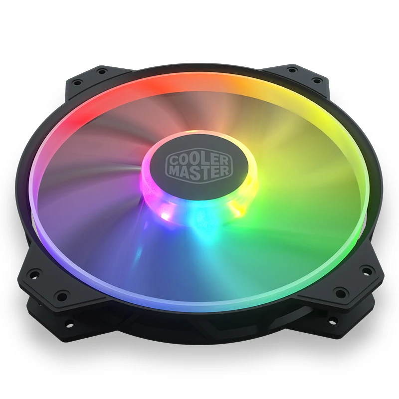 Cooler Master MF200 ARGB 20cm RGB 5V/3PIN Computer Case Replacement Fan CPU Water Cooling Radiator Silent Host |