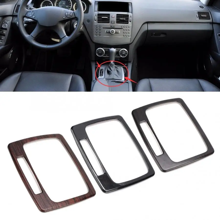 

Car Gear Shift Panel Frame Trim Accessory Fits for Mercedes Benz Class C W204 2007-2013 car style accessories