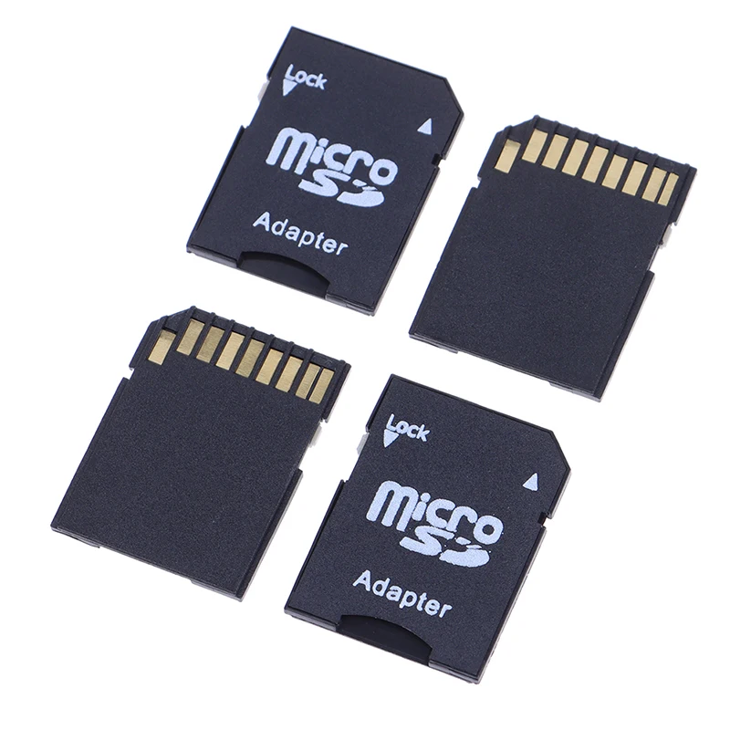 

10pcs Micro SD TransFlash TF To SD SDHC Memory Card Adapter Converter Phones Tablet Stick For Computer Internal Storages
