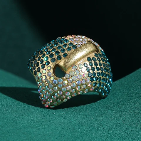 LOVE GREEN LIVE GREEN Винтажные зелёные кольца из меди с натуральным камнем