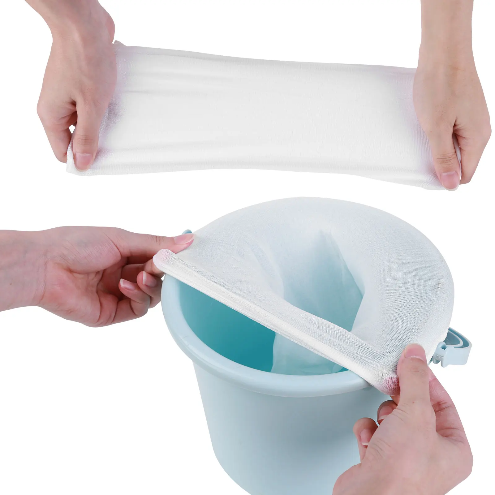 

5-100pcs Pool Skimmer Socks Household Perfect Savers Nylon Mesh Design for Filters Baskets Skimmers Swimming Pool Accessories