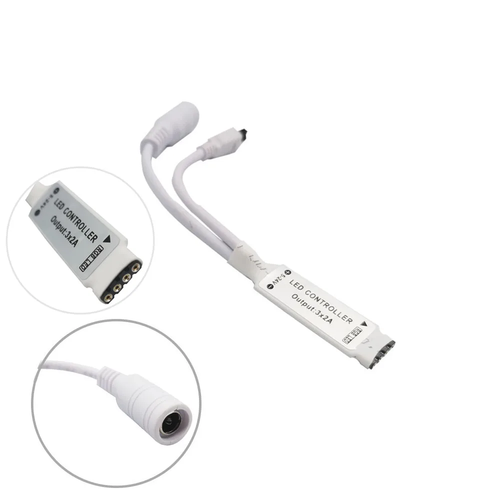 Мини пульт дистанционного управления с 24 кнопками ИК RGB Светодиодная лента DC 12 В