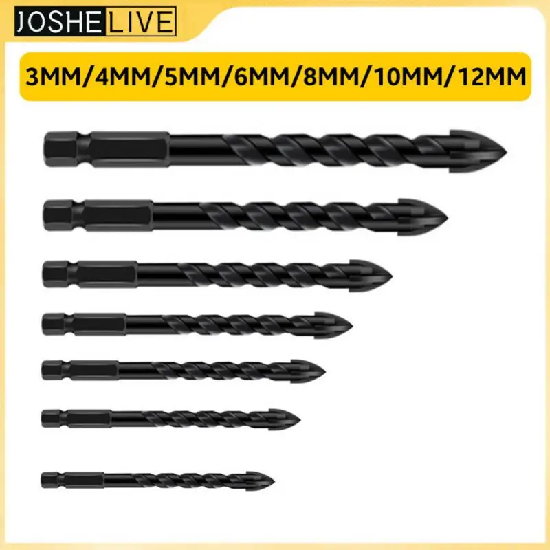 

3/4/5/6/8/10/12 мм крестообразные шестигранные сверла для плитки стеклянные керамические бетонные отверстия Открыватель из твердого сплава Треу...