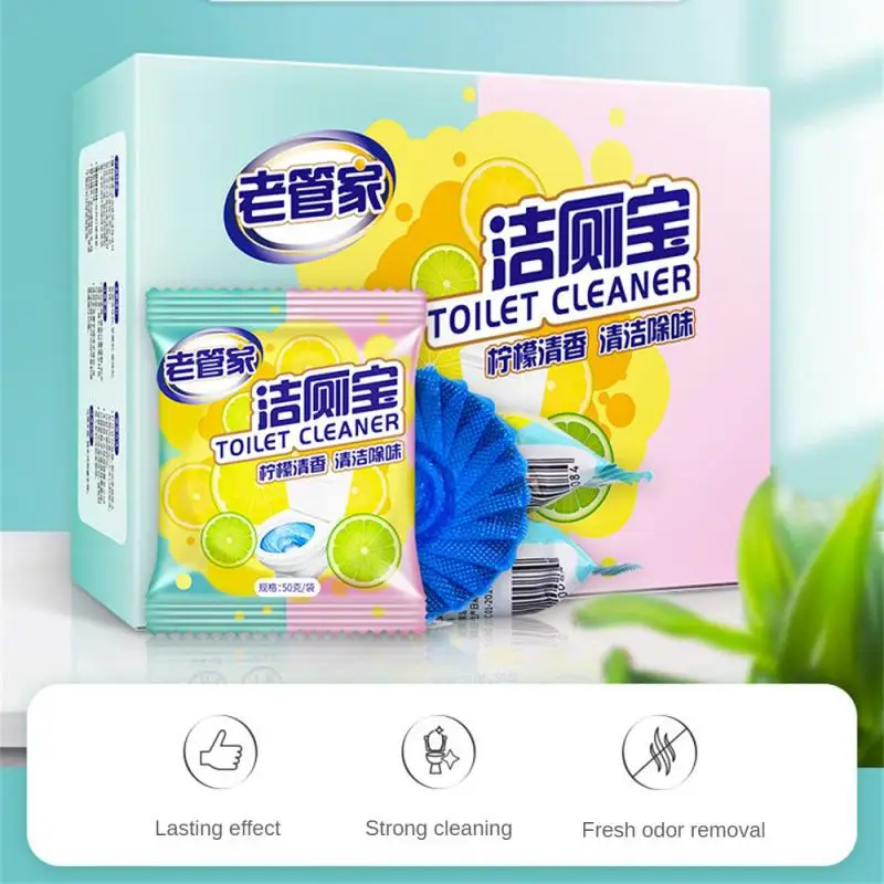 

Toilet Cleaner Tablets Toilet Blue Bubble Toilet Automatic Cleaner Deodorant Odor Removal Bathroom Scaling And Stains Removal