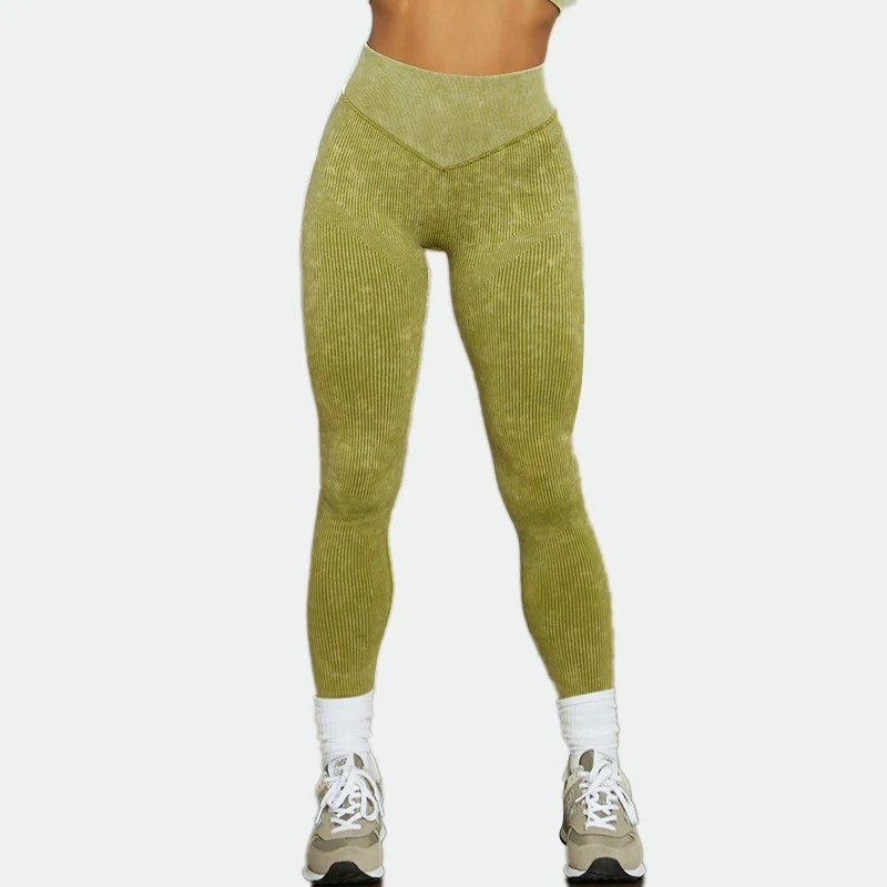 

SALSPOR High Waist Fitness Leggings Women Stripe Gym Butt Lifts Seamless Legging Slim Breathable Sport Pants