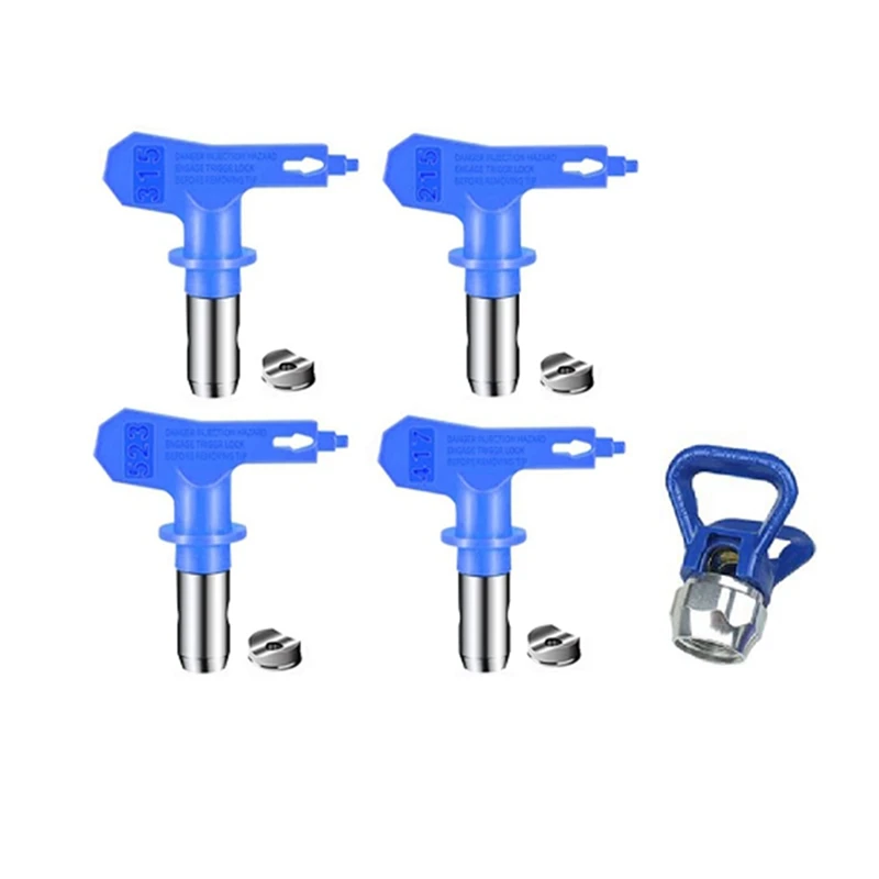 

TOP Airless Paint Nozzles Set,Reversible Spray Tips Airless Paint Sprayer Nozzle Tips Airless Spraying Machine Parts