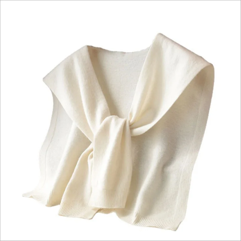 

Spring and Autumn New Women's Pure Color Cashmere Shawl Outer Match Scarf Shoulder Korean 100 Wool Fashion