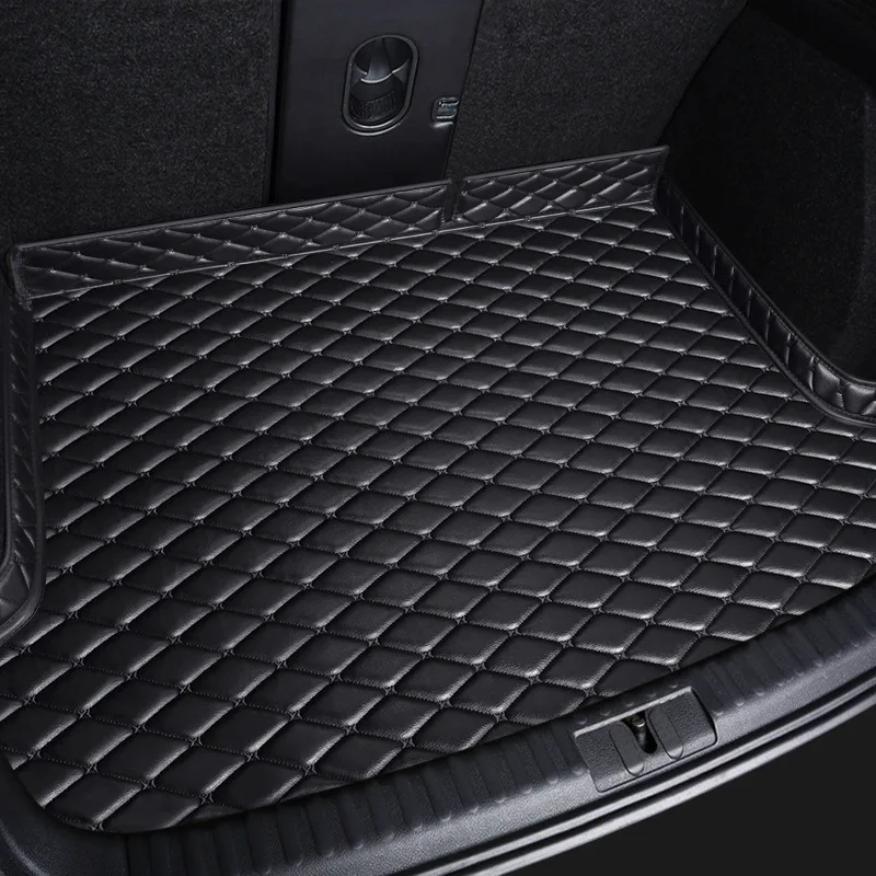 

PU Leather Custom Car Trunk Mats for Porsche Macan 2014-2022 718 2016-2022 Cayenne 2018-2022 Interior Details Car Accessories