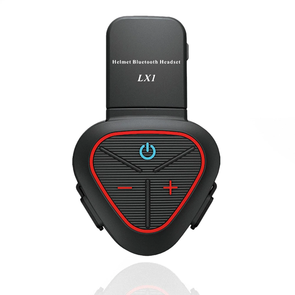 LX1 Motorcycle Summer Helmet Special Bluetooth Headset Portable CVC Smart Noise Cancelling Takeaway Red