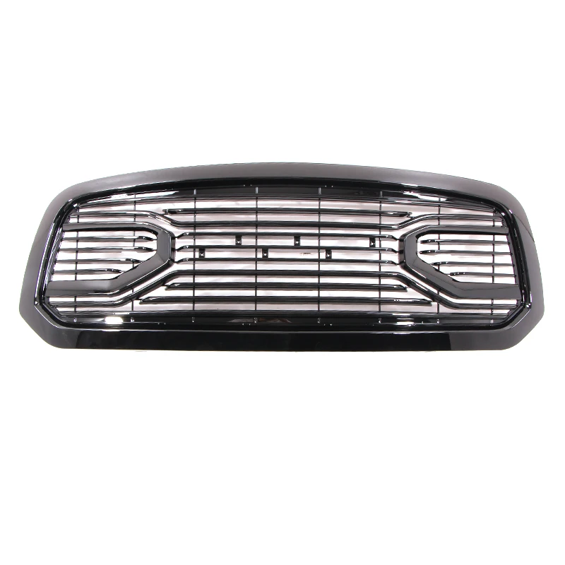 

Big Horn Glossy Black Packaged Grille+Shell Fit For Dodge Ram 1500 2013-2018