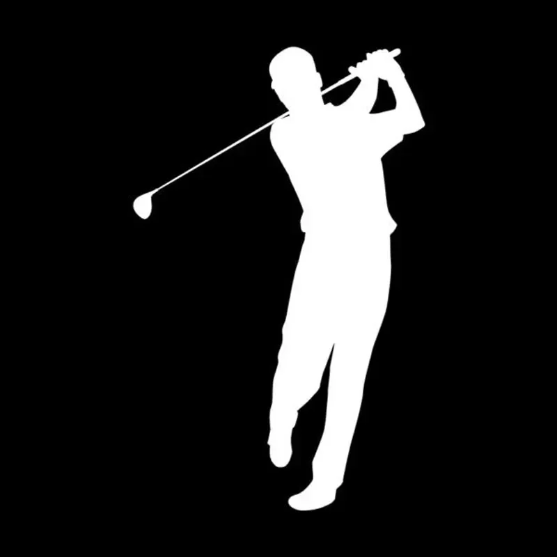 

15cm Sports Golf Car Styling Vinyl Waterproof and Sunscreen Car Sticker Fashion Accessories