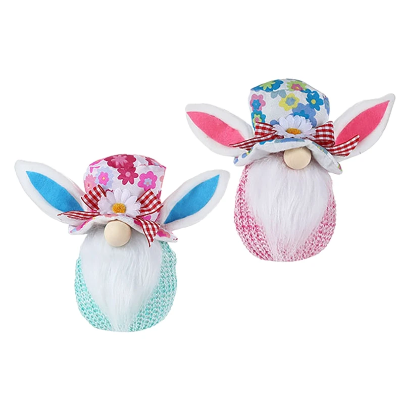 

Плюшевый кролик гном, украшения ручной работы, скандинавский Подсолнух, кролик томте светодиодный светильник кой, украшение для домашнего ...