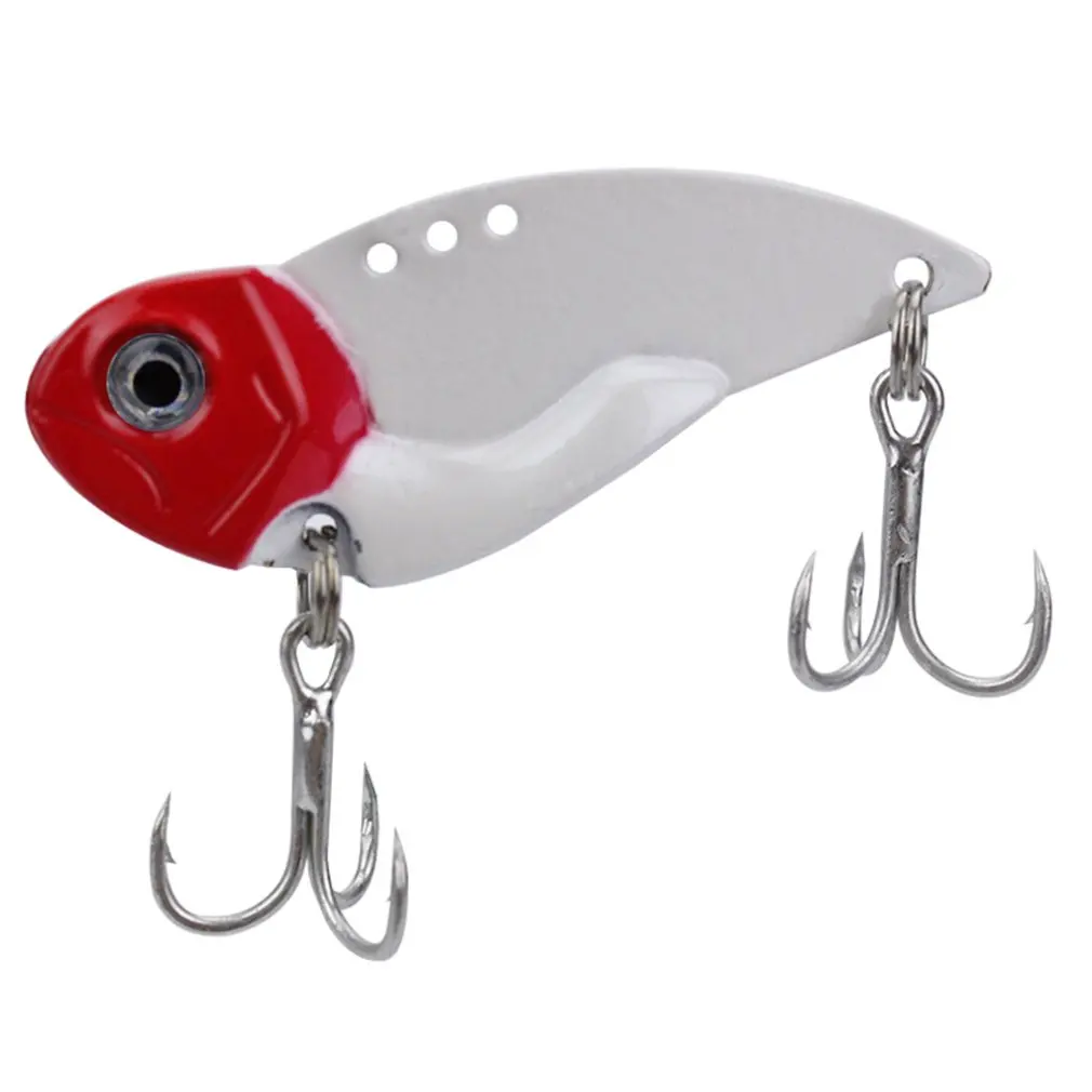 

Artificial Hard Fishing Lures Metal Sequins Bait with Two Hooks Lifelike Fishing Bait Outdoor Fishing Tackle