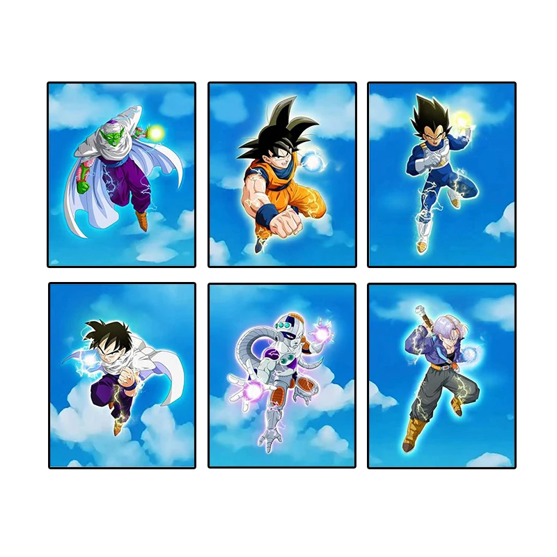 

Classic Cartoon Anime Canvas Painting Dragon Ball Goku Poster Wall Art Print Murals Kid Room Living Room Home Decoration Cuadros