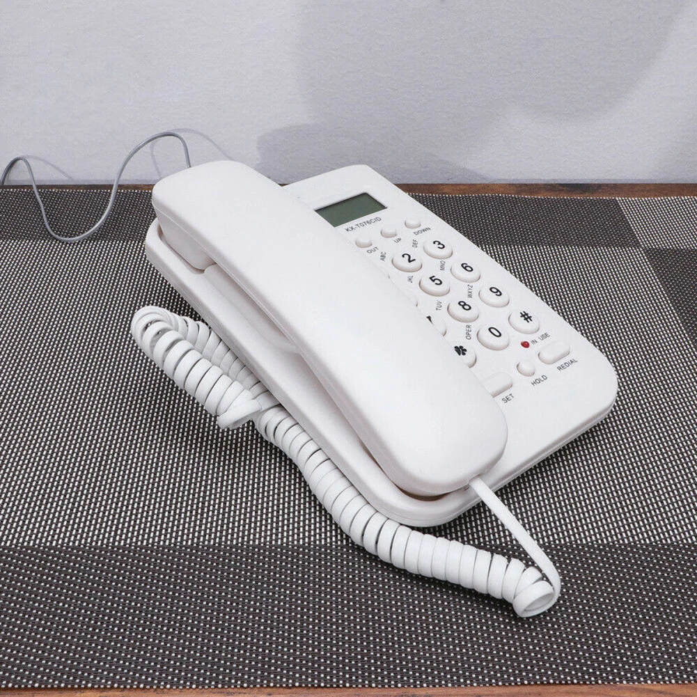 landline telephone desktop digital english call id display portable wireless intercom home office wall mount cordless business free global shipping
