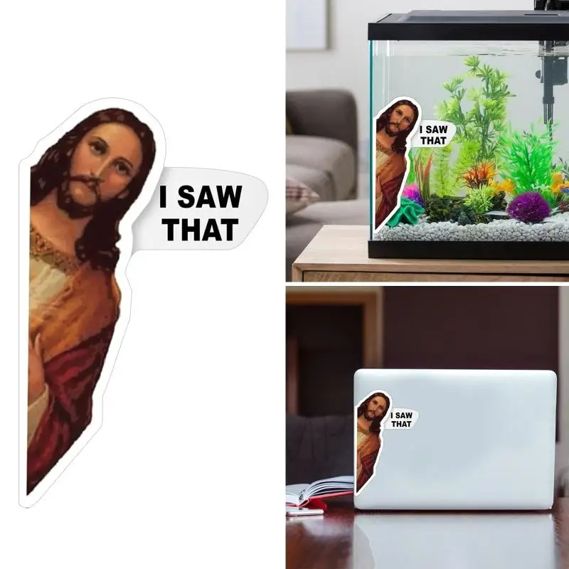 D0UC Christian Modified Pasters Персонализированные наклейки на подделки Diy Dece Decor Иисус